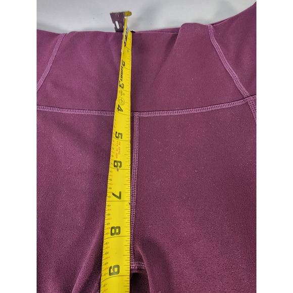 Fabletics Pants - Fabletics PureLuxe High Waisted‎ Leggings Plum Purple Side Pockets Womens Small